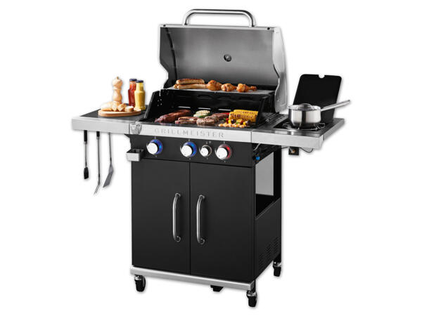 Grillmeister(R) Gas-Grillwagen, 3-flammig