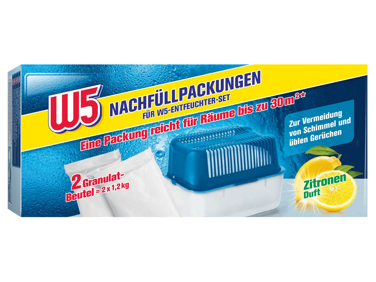 W5 Raumentfeuchter Nachfüllpackungen