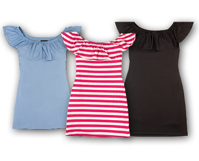 Abito off-shoulder BLUEMOTION