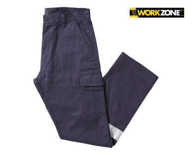 Men's Navy or Reflective Cargo Work Pants