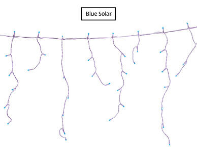 500pk LED Solar or Low Voltage Icicle Lights