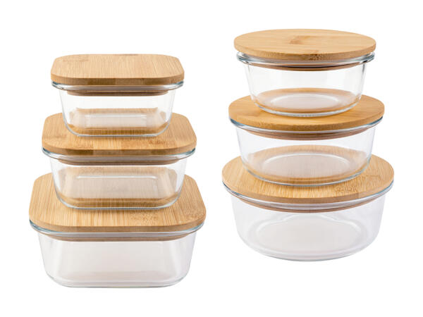Set de boîtes de conservation, 3 pièces