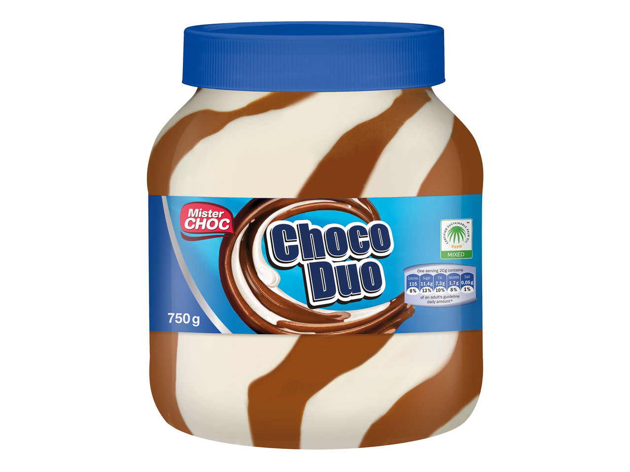 MISTER CHOC Brotaufstrich Choco Duo