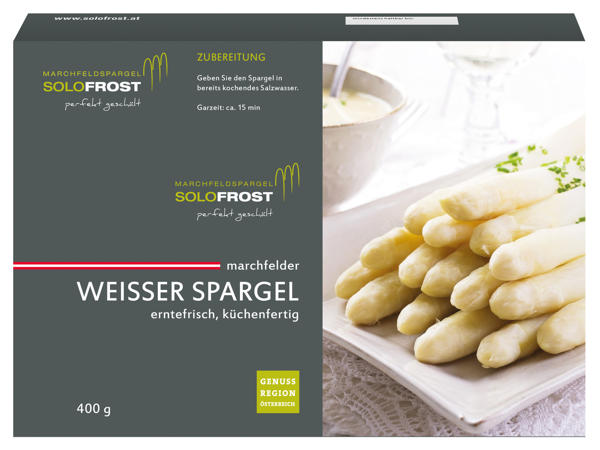 SOLO FROST Spargel aus dem Marchfeld
