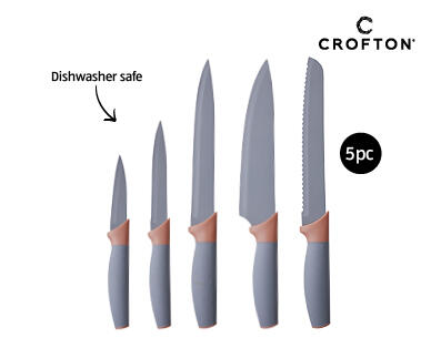 Coloured Knife Set 5pc