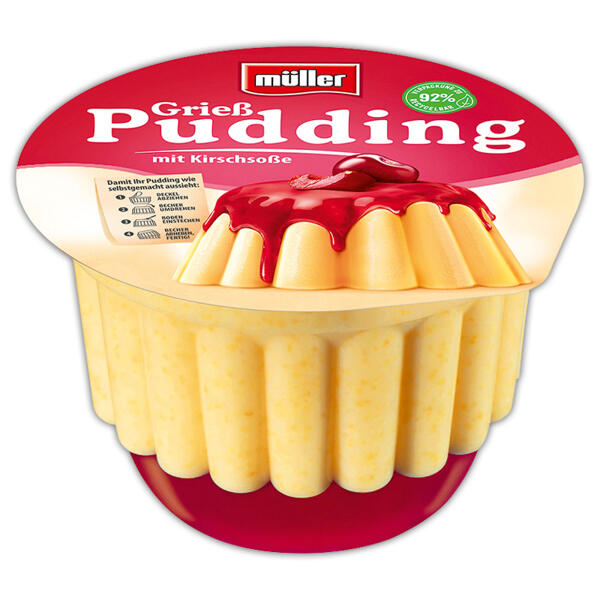 Pudding mit Soße