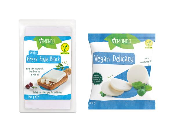 Veganskt mozzarellastil / feta