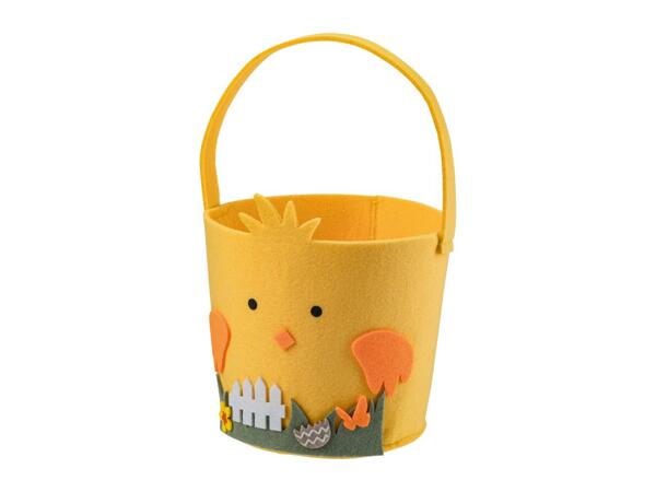 Livarno Home Decorative Easter Basket - Yellow