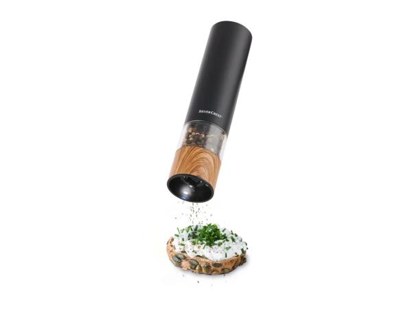 Silvercrest Kitchen Tools Electric Salt or Pepper Mill - Black