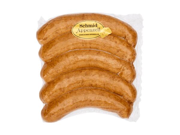 Saucisses à griller au fromage (action valable uniquement en Suisse alémanique)