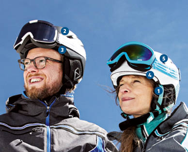 INOC Wintersporthelm für Erwachsene