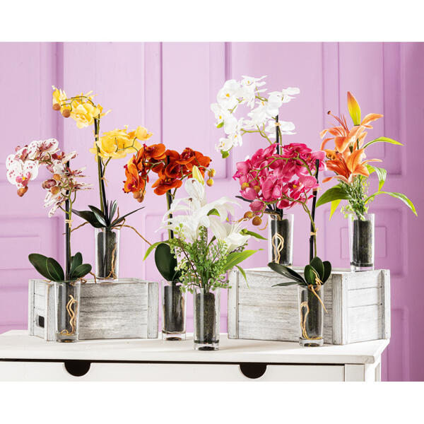 Deko-Orchidee oder -Lilie