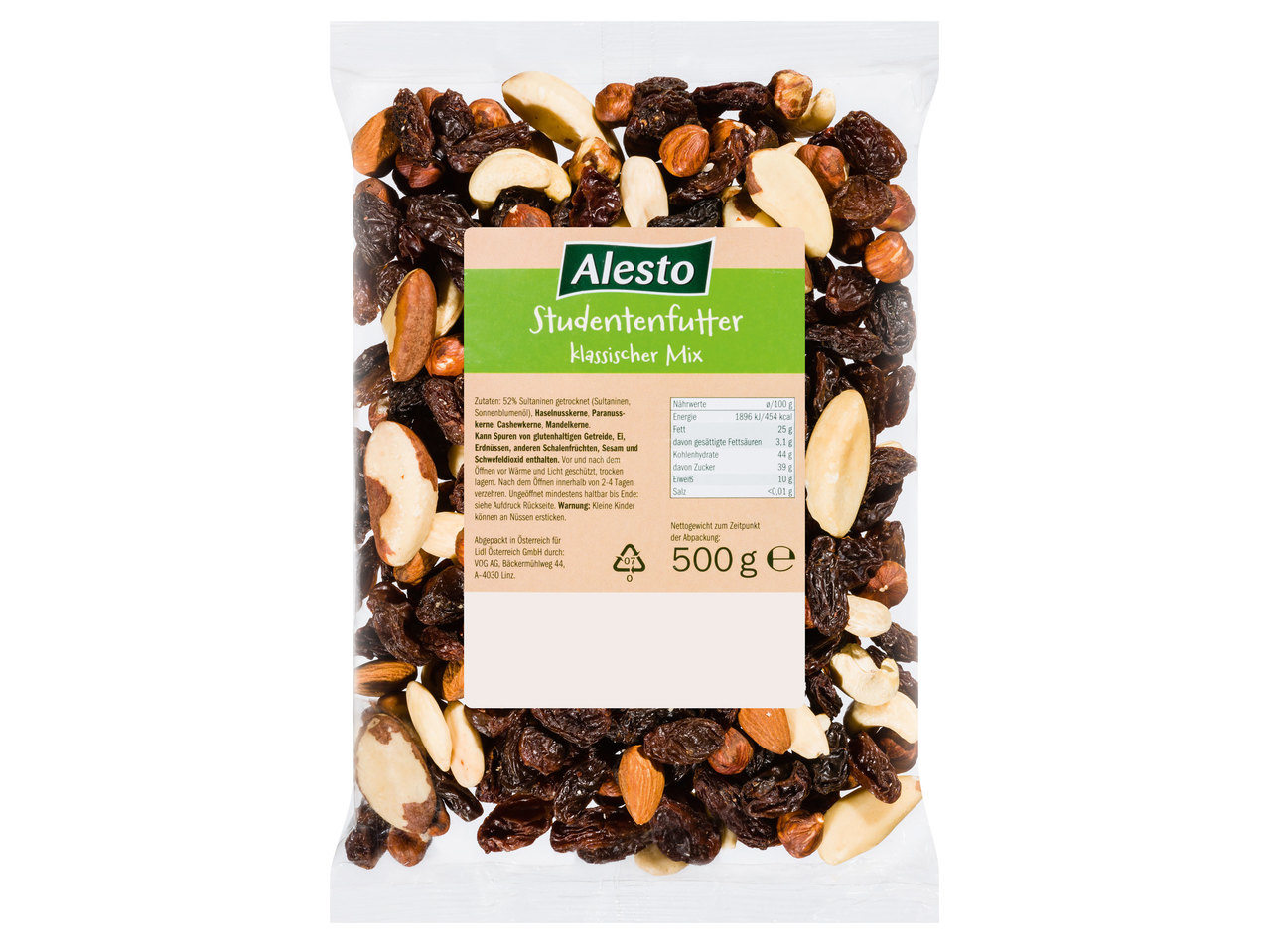 ALESTO Studentenfutter 500 g