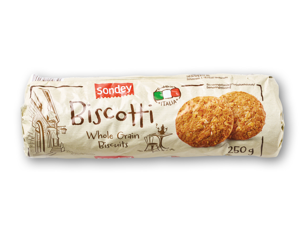 SONDEY Biscotti med fuldkorn