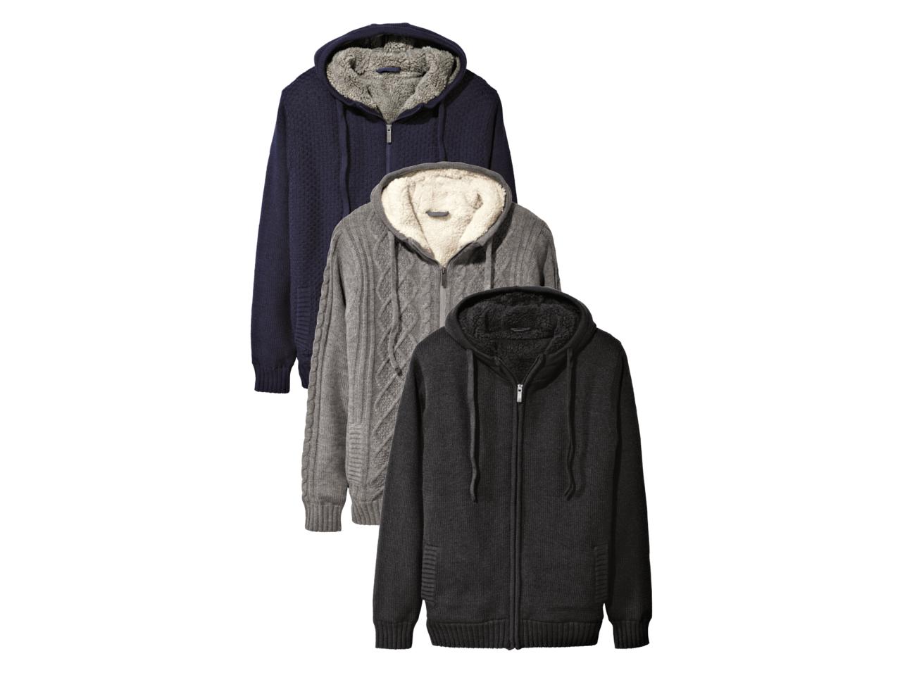 LIVERGY Men's Chunky Knit Cardigan