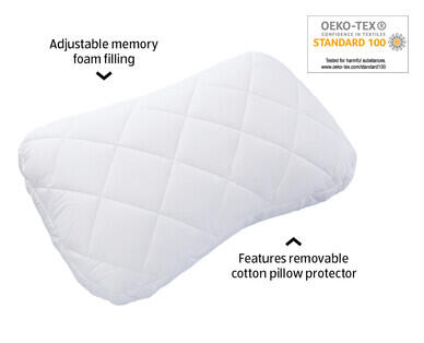 Adjustable Memory Foam Pillow - Aldi - Australia - Specials archive