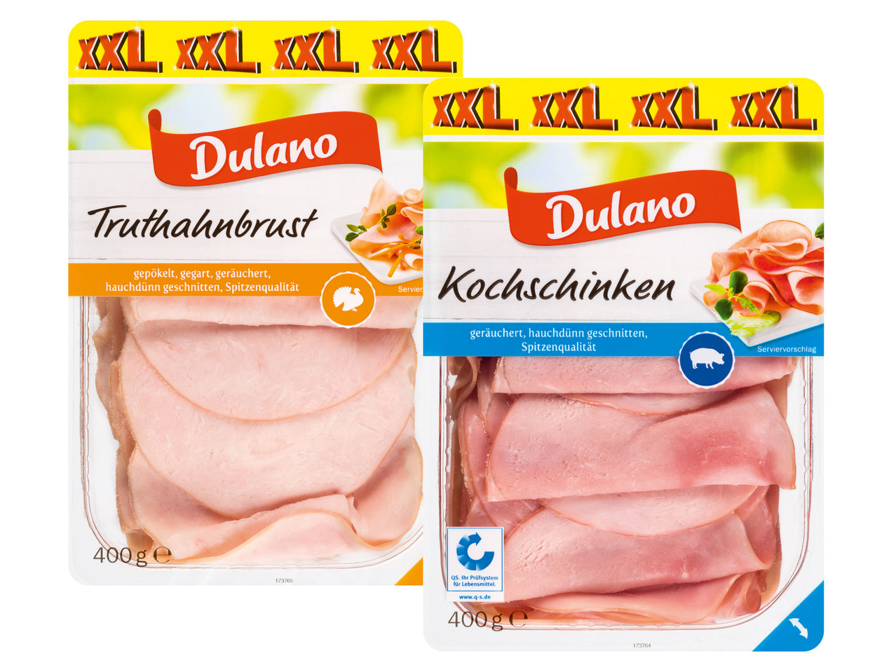 DULANO Kochschinken/Truthahnbrust 400 g