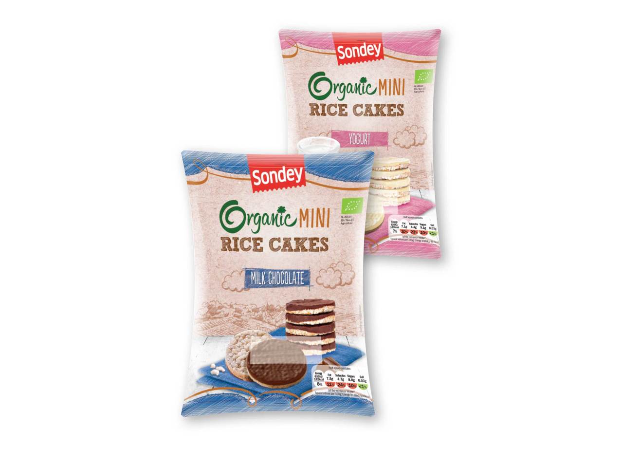 SONDEY Organic Mini Rice Cakes