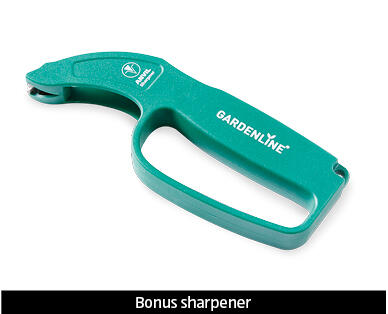 Dual Action Secateurs plus Sharpener