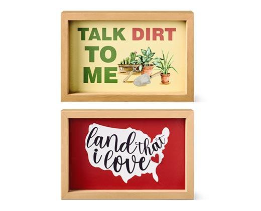 Huntington Home 
 Summer Reversible Box Sign