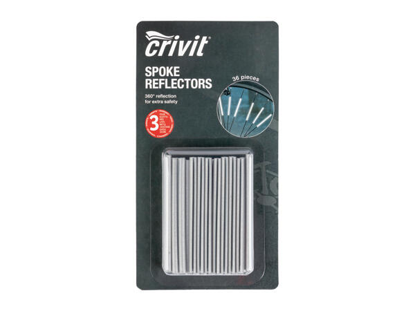 Crivit Spoke Reflectors - 36 pieces