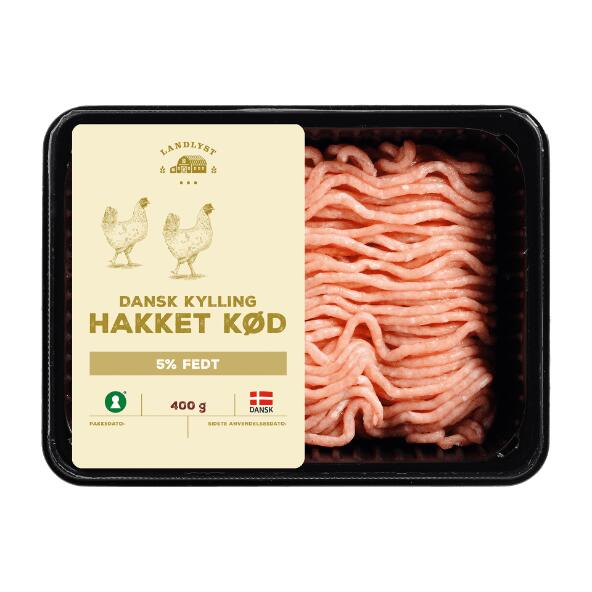 Hakket dansk kylling