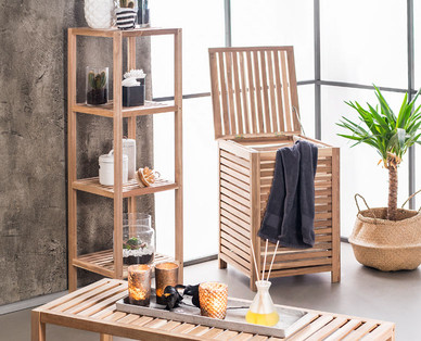 LIVING STYLE Badezimmermöbel Akazie