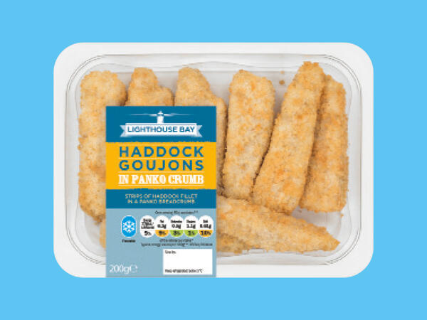 Lighthouse Bay Haddock Goujons in Panko Crumb