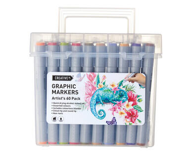 Graphic Markers 60pk