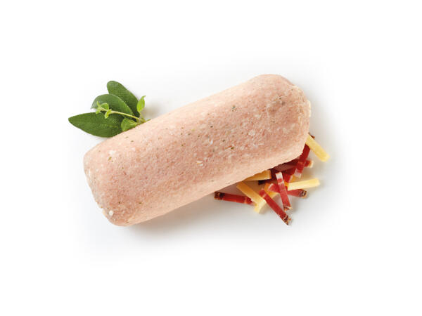 Turkey Meatloaf with Speck and Cheese