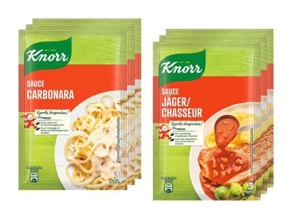 Sauces Knorr, pack de 3