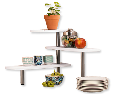 Étagère d'angle pour la cuisine EASY HOME(R)