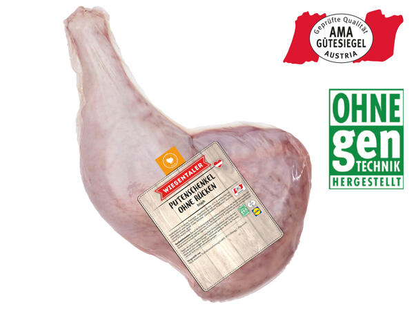 Frischer Putenschenkel