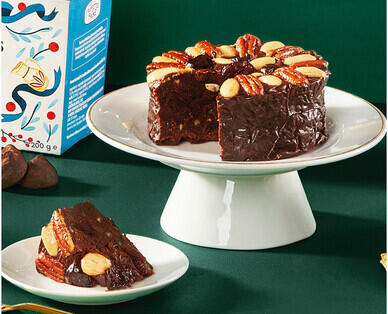 Jewelled Chocolate Christmas Cake 500g