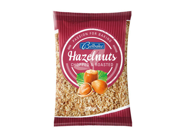 Hackade hasselnötter