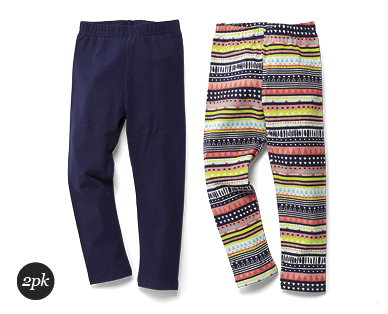 Girls Leggings 2pk