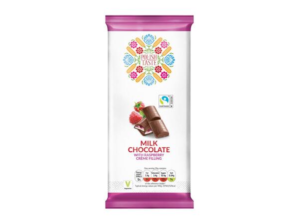 Milk Chocolate with Filling (Cherry/ Strawberry/Raspberry)