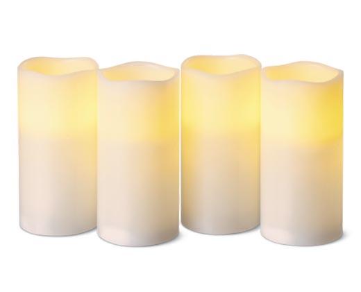Merry Moments 
 4-Piece Flameless LED Candle Set