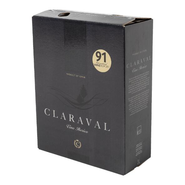 Spaanse rode wijn 'Claraval'