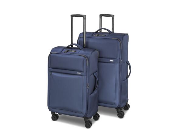 Trolley Suitcase Set Blue