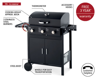 3 Burner Gas Barbecue