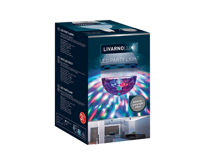 Rotierende Discolampe