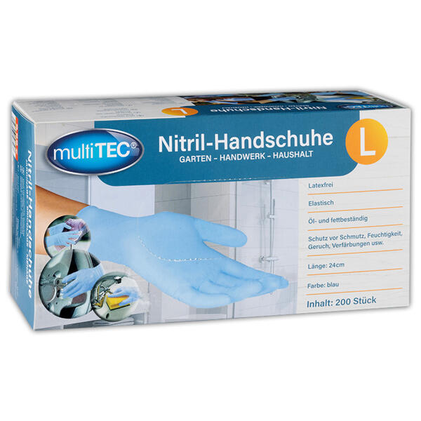 Nitril-Einweghandschuhe 200er