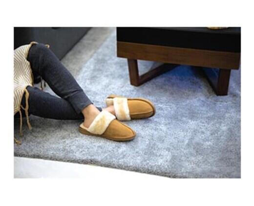 Royal Class or Serra 
 Men's or Ladies' Genuine Suede Slippers