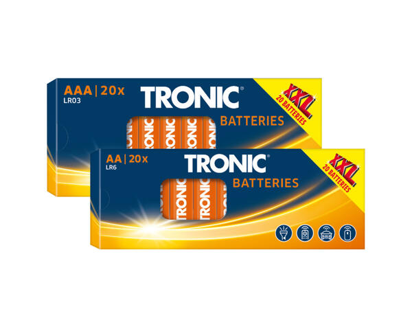 Alkaliska batterier