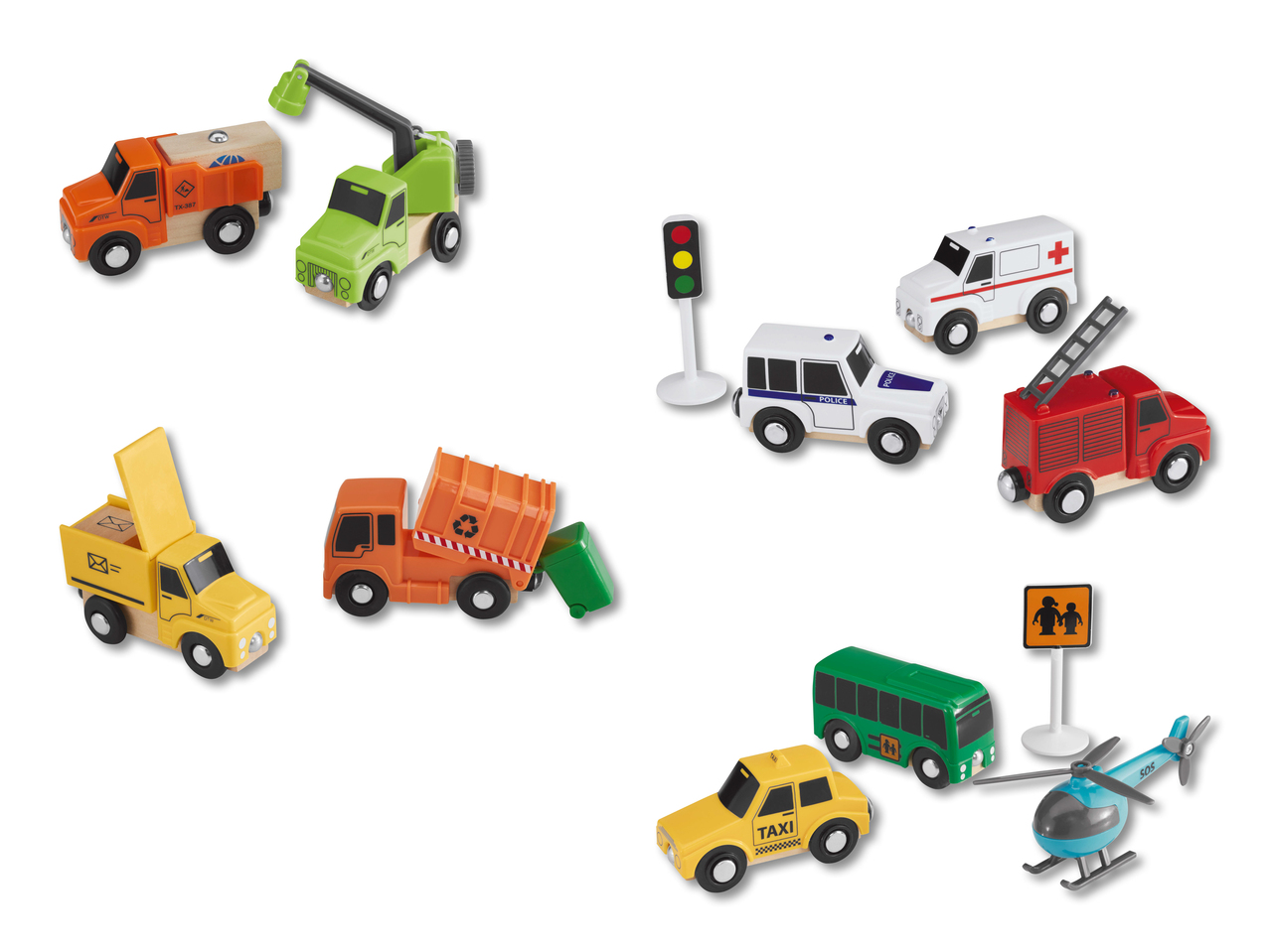 Set complémentaire pour chemin de fer en bois