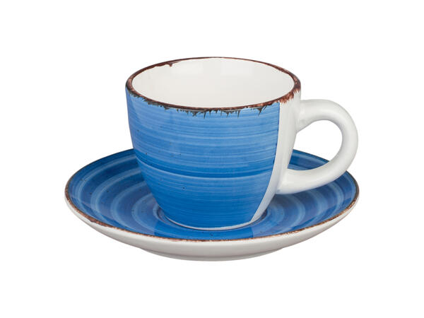 Set of Espresso Cups & Saucers