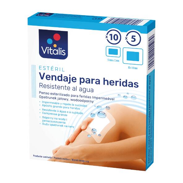 Vitalis(R) 				Pensos Esterilizados para Feridas