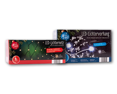 Filet/Rideau lumineux LED pour l'extérieur