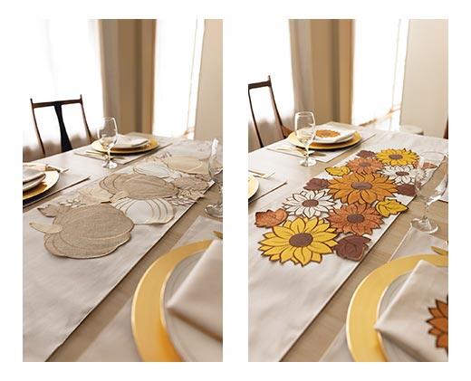 Huntington Home Table Center or 6 Piece Napkin Set